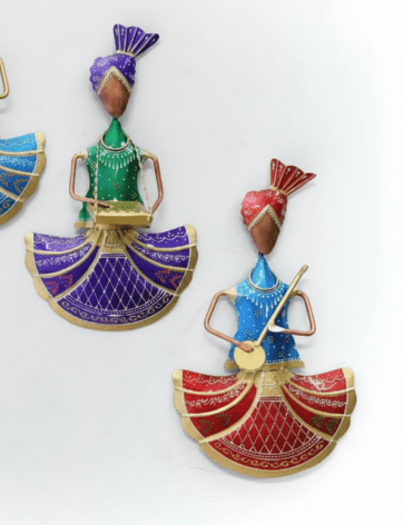 Handcrafted Metal Rajasthani Musician